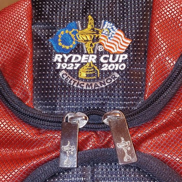 New Ryder Cup Celtic Manor 1927-2010 Asbri Golf ScoreCard Shoe Tee’s Ball Bag - Picture 2 of 14
